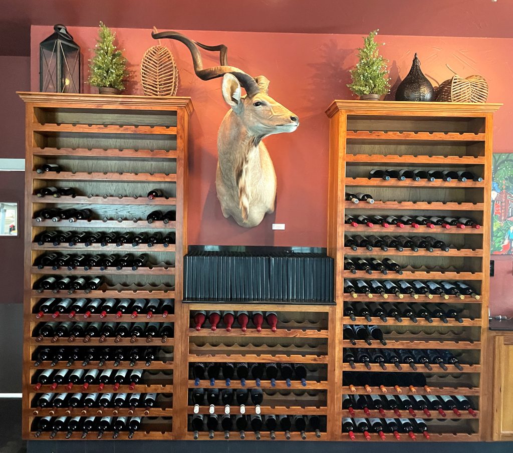 Gruene Door - Wine Wall