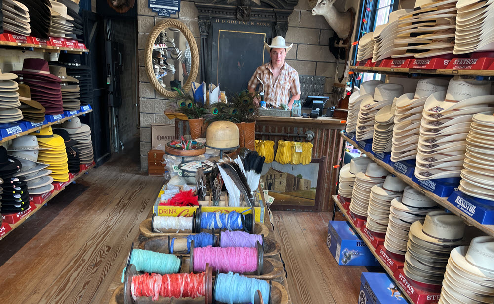 Gruene Hat Company - Inside Store