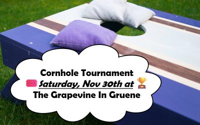 Cornhole Tournament at The Grapevine in Gruene: Join the Fun on Nov 30th, 2024