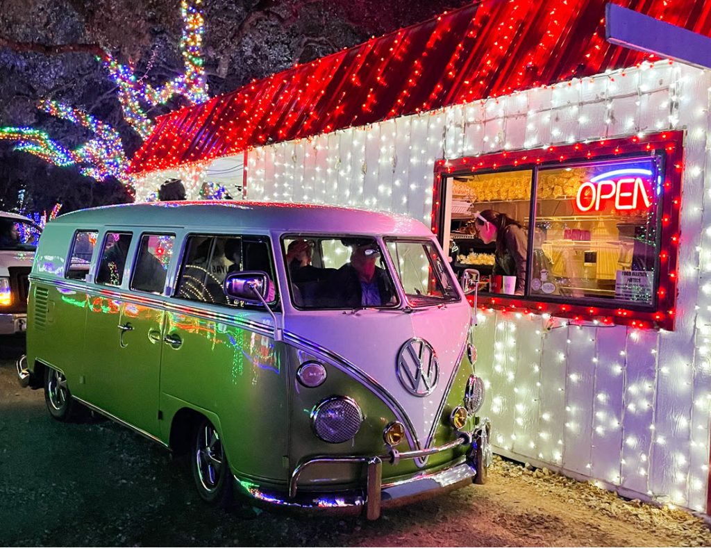 Drive-Thru Concession Stand at Santa's Ranch