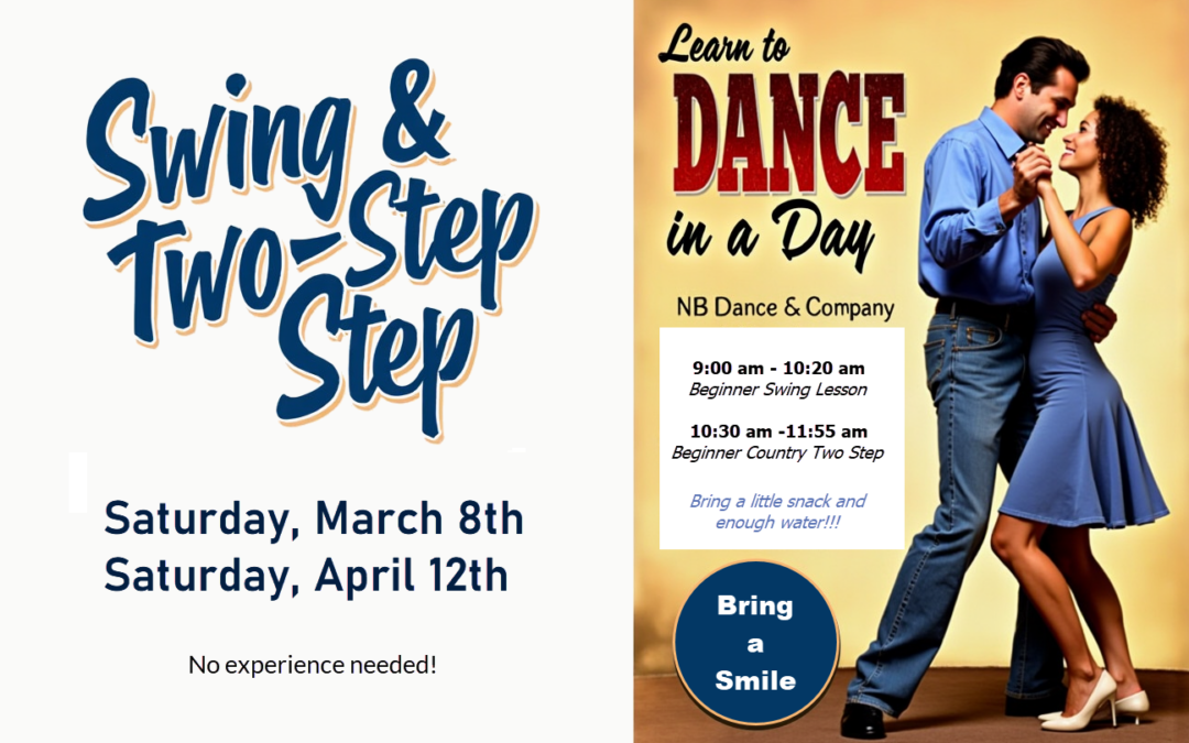 Flyer for Blog Article about Learning to Dance in a Day in New Braunfels