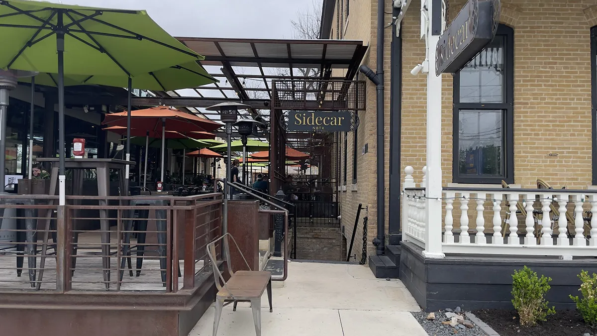 Prince Solms Inn - Stairs to Sidecar Entrance