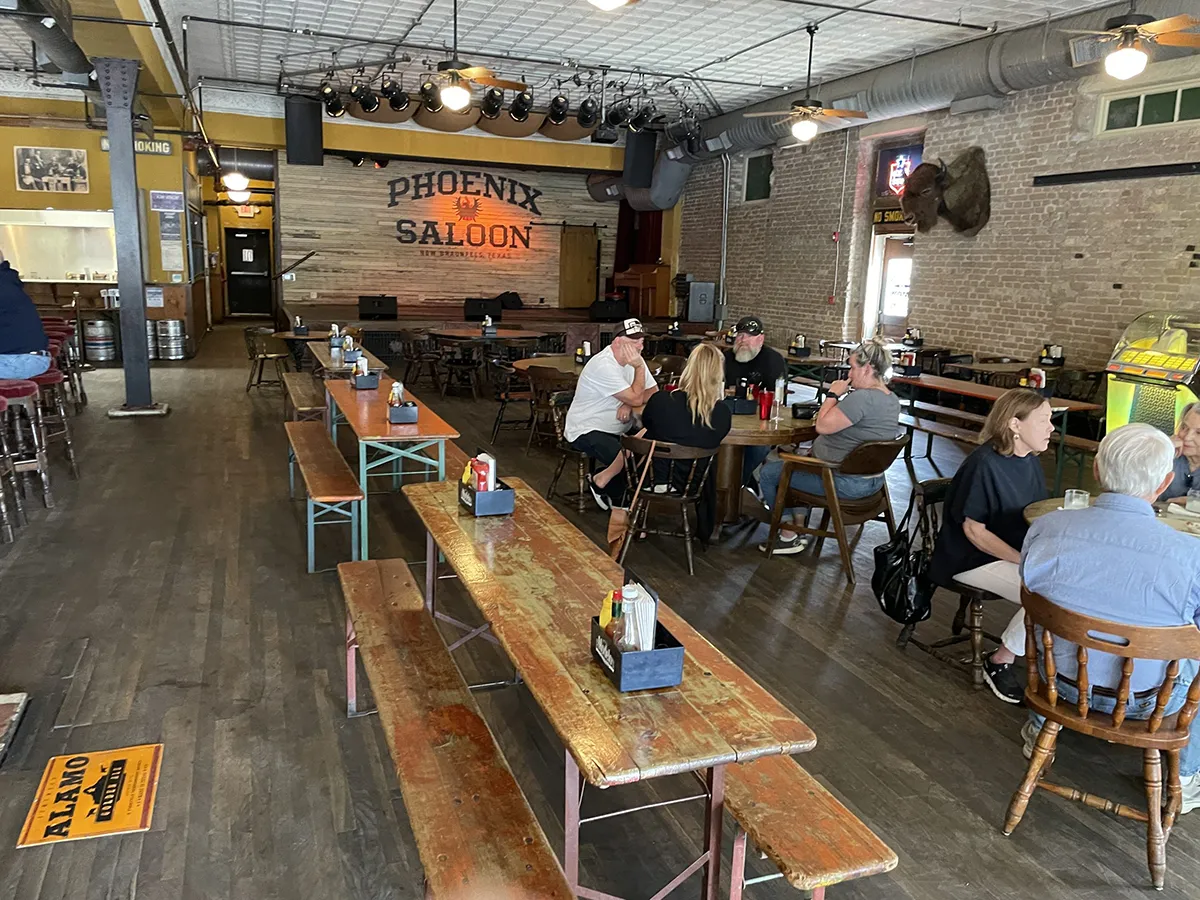 Phoenix Saloon - Dining Area & Show Seating Area
