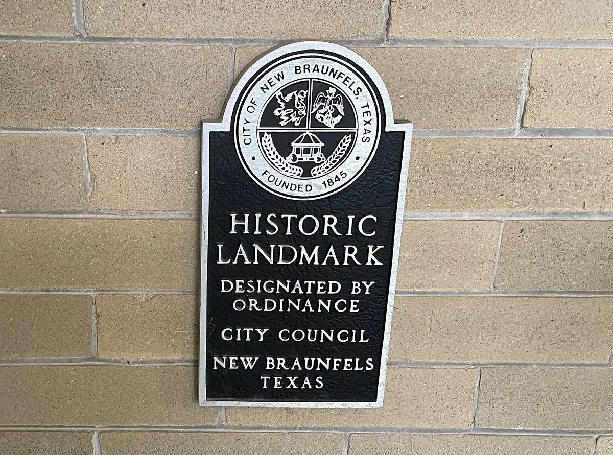 Sophies Gasthaus - Historical Landmark Plaque